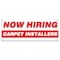 Signmission Now Hiring Carpet Installers Banner Apply Inside Accepting Application Single Sided B-30213 - alternate 1